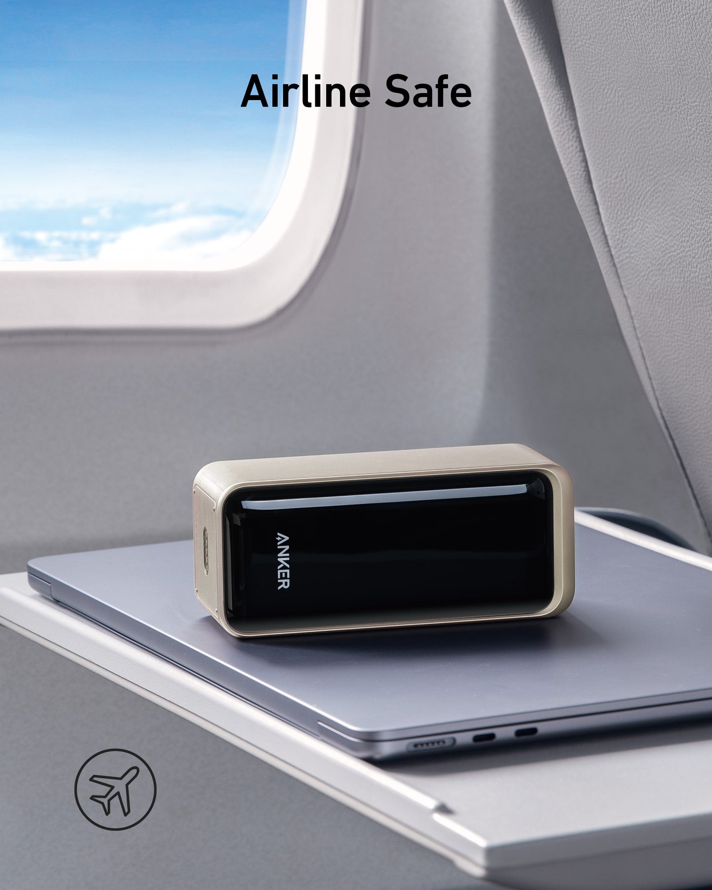 Anker Prime 20,000mAh Power Bank (200W) and Anker Prime USB-C to USB-C Cable (6 ft 240W, Upcycled-Braided)
