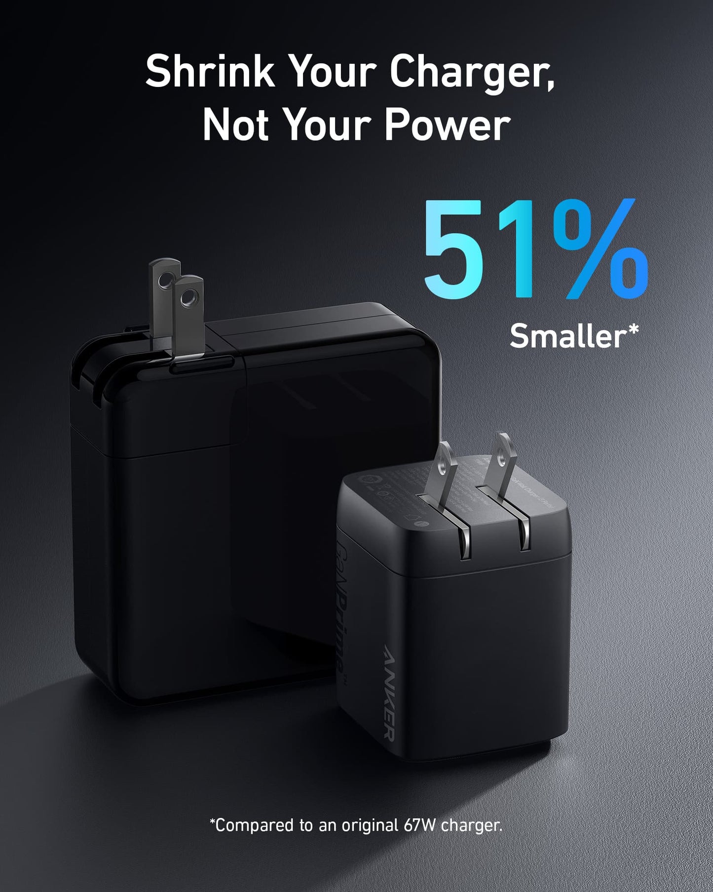 Anker Prime 20,000mAh Power Bank (200W) and 67W GaN Wall Charger (3 Ports)