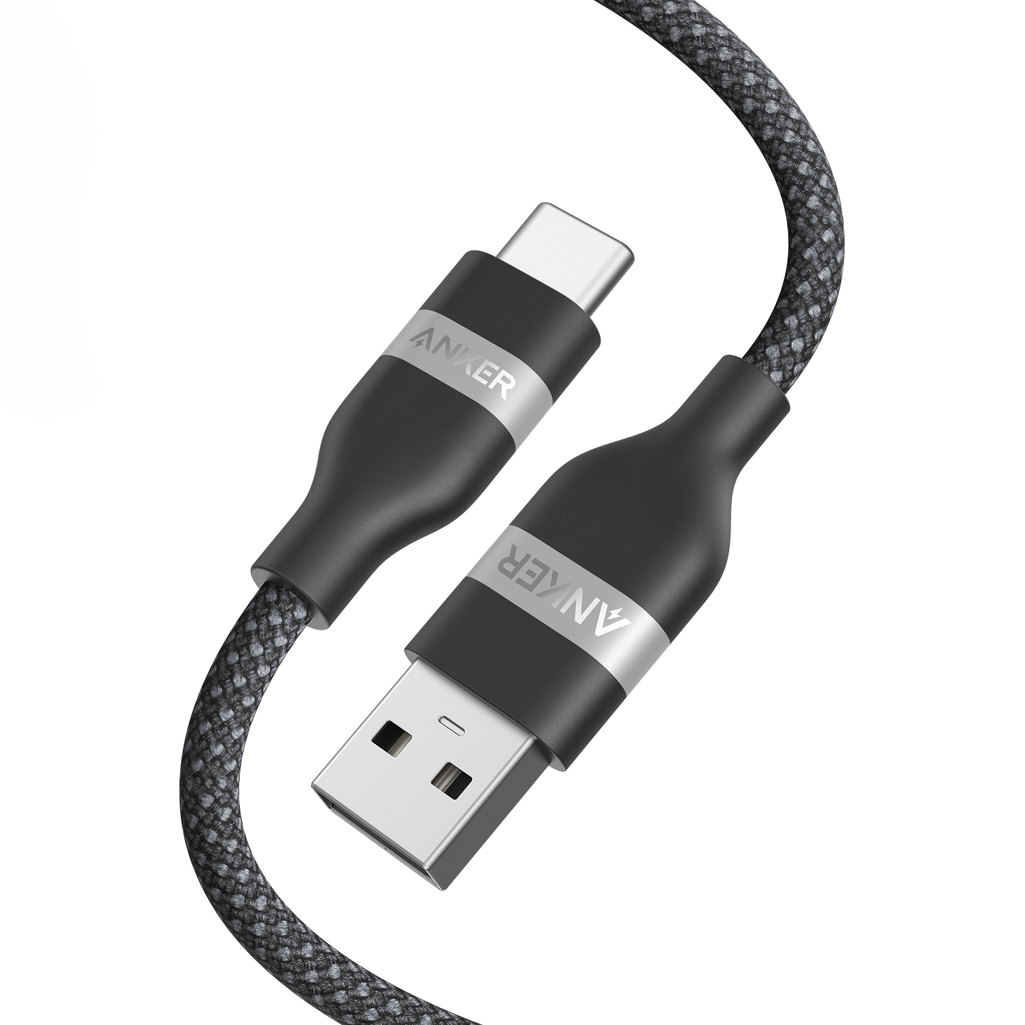 Anker USB-A to USB-C Cable (3 ft, Upcycled-Braided)
