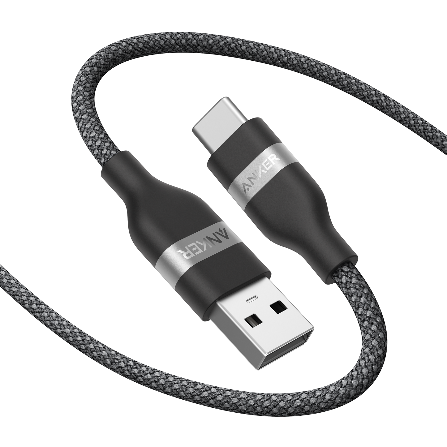 Anker USB-A to USB-C Cable (3 ft, Upcycled-Braided)