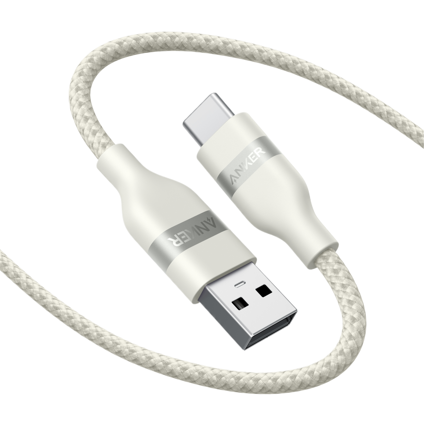 Anker USB-A to USB-C Cable (3 ft, Upcycled-Braided)