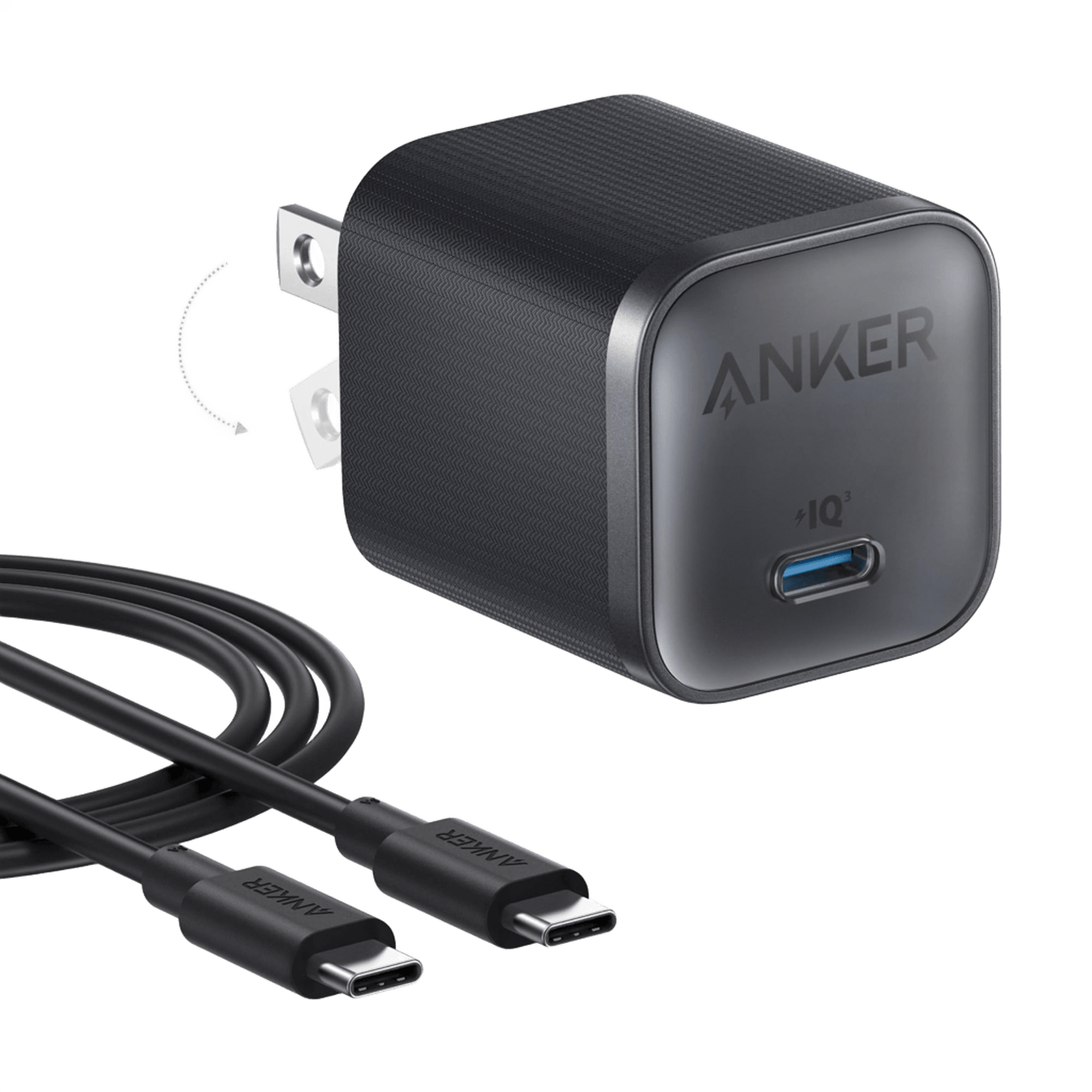 Anker Nano Charger (45W) with USB-C to USB-C
