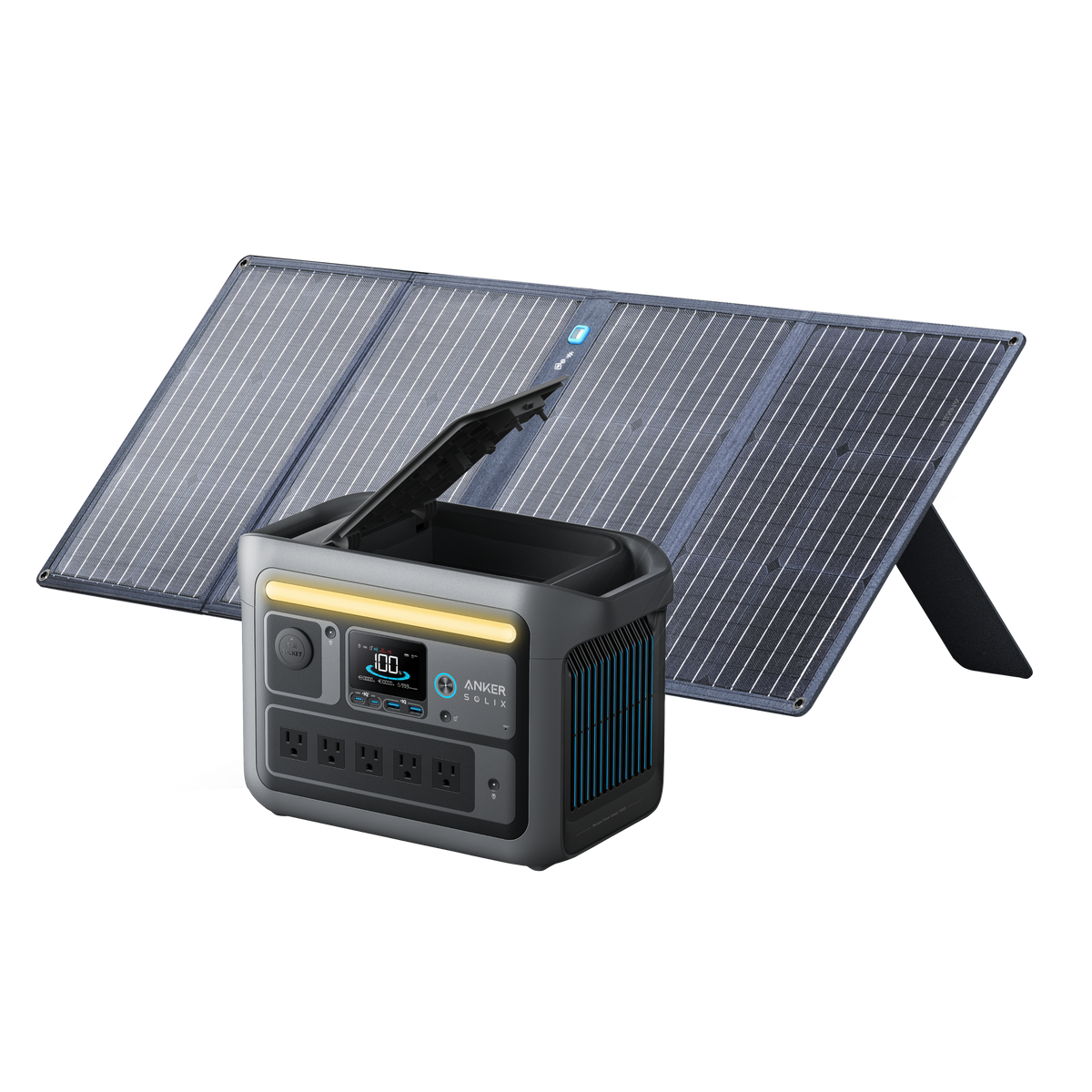 Anker SOLIX &lt;b&gt;C800&lt;/b&gt; Solar Generator + 100W Solar Panel