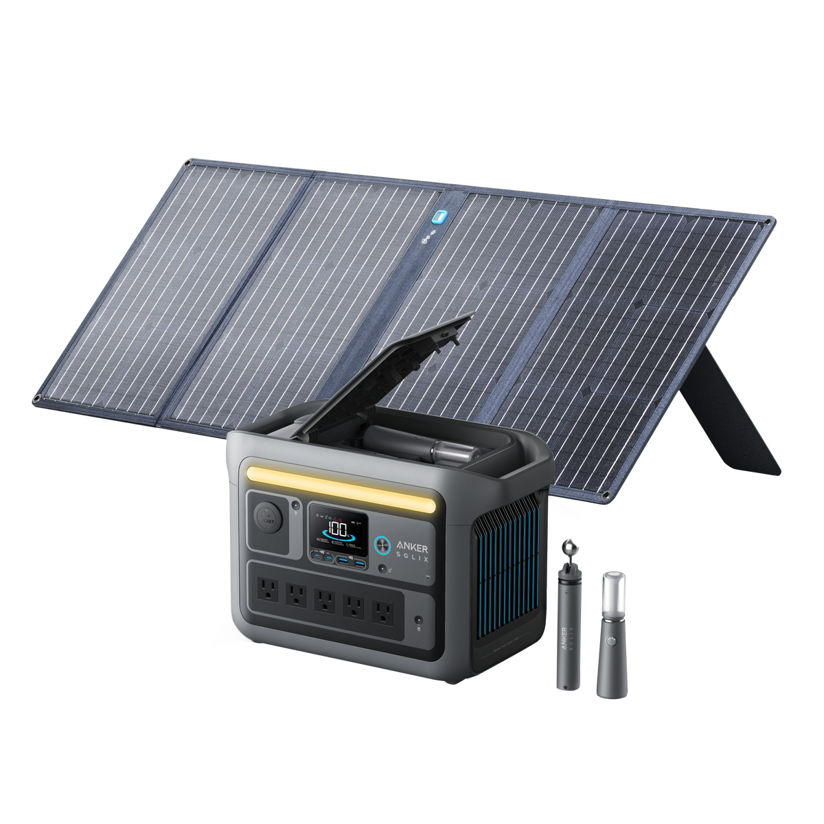 Anker SOLIX &lt;b&gt;C800 Plus&lt;/b&gt; Solar Generator + 100W Solar Panel