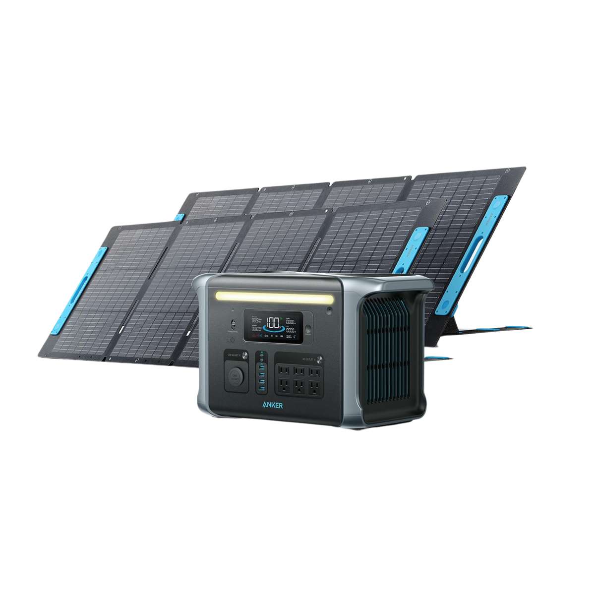 Anker SOLIX &lt;b&gt;F1200&lt;/b&gt; Solar Generator + 2  × 200W Solar Panel