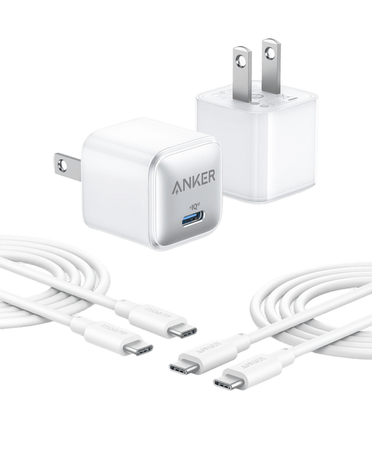 Anker <b>511</b> Charger (Nano Pro) with 6 ft USB-C Cable(2-Pack)