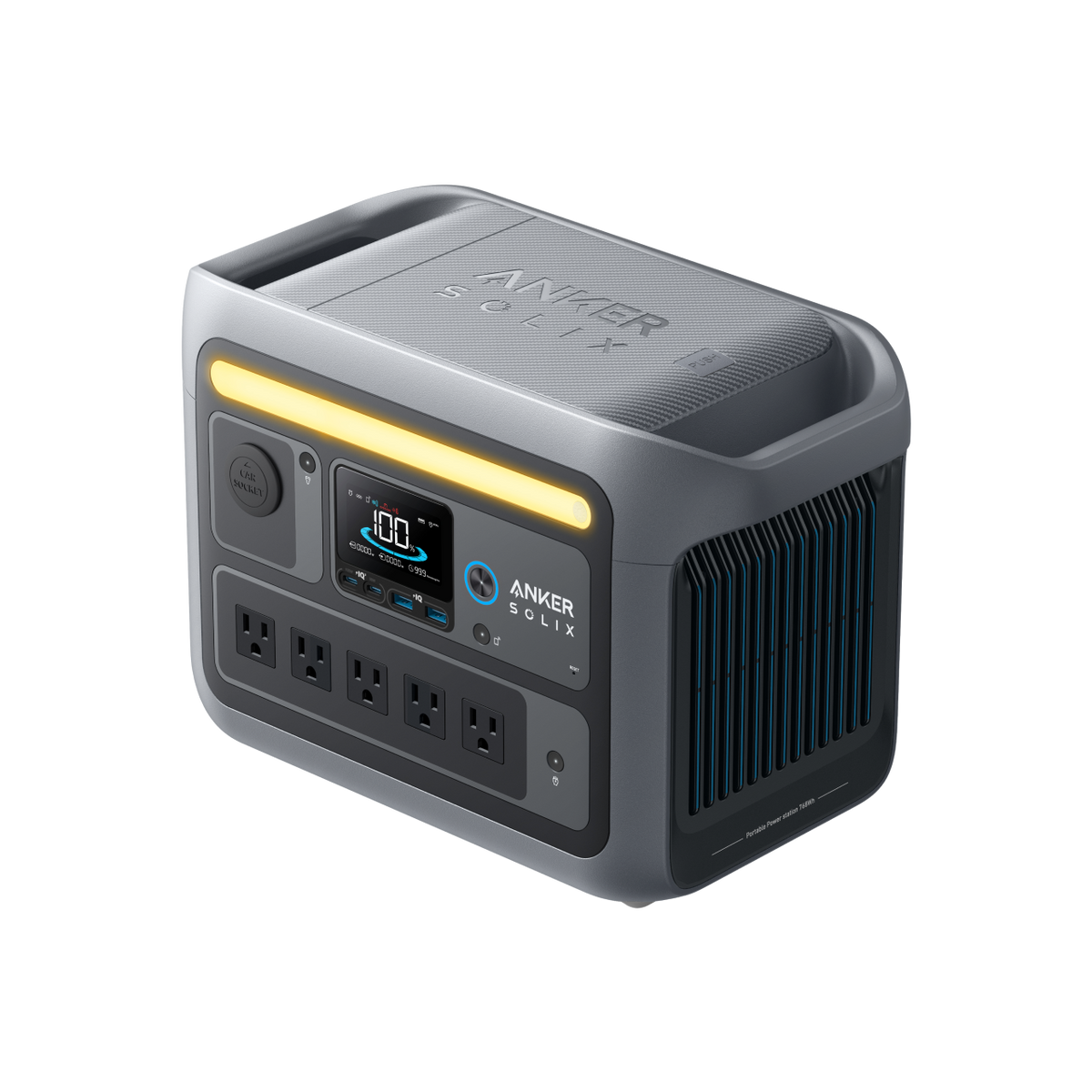 Anker SOLIX &lt;b&gt;C800&lt;/b&gt; Portable Power Station - 768Wh | 1200W