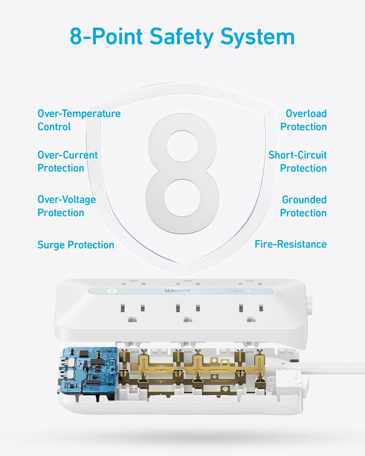 Anker USB Power Strip (10-in-1, 20W)