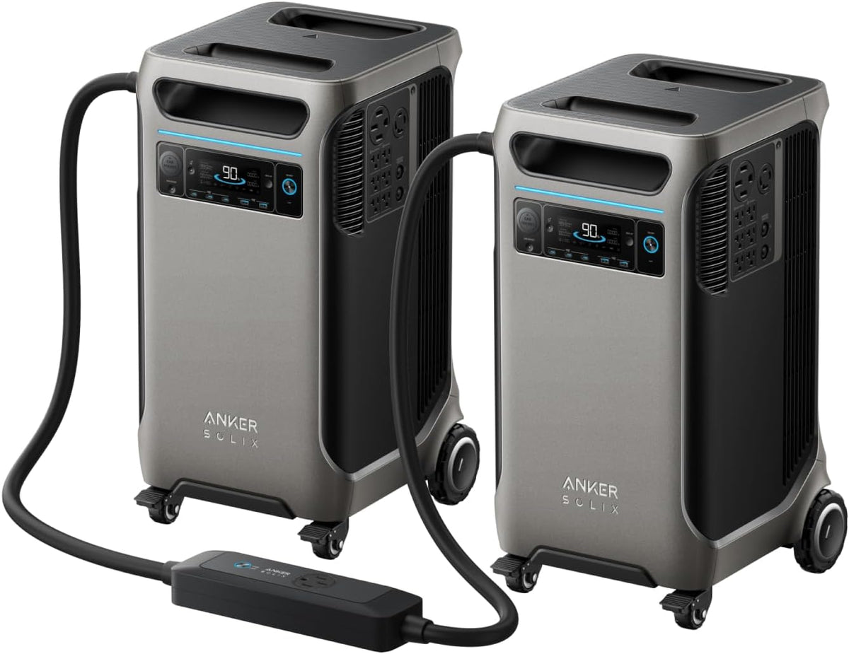 2× Anker SOLIX F3800 + Double Power Hub - NEW