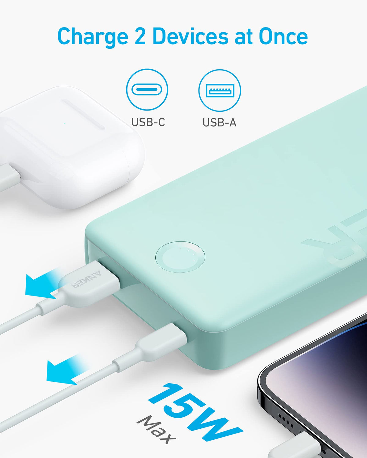 Anker 20K Power Bank with 2-Port