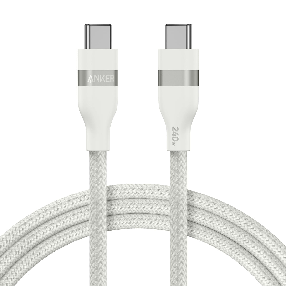 Anker USB-C to USB-C Cable (3 ft / 6 ft, 240W, Upcycled-Braided)