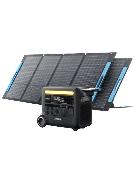Anker SOLIX &lt;b&gt;F2600&lt;/b&gt; Solar Generator + 2 × 200W Solar Panel