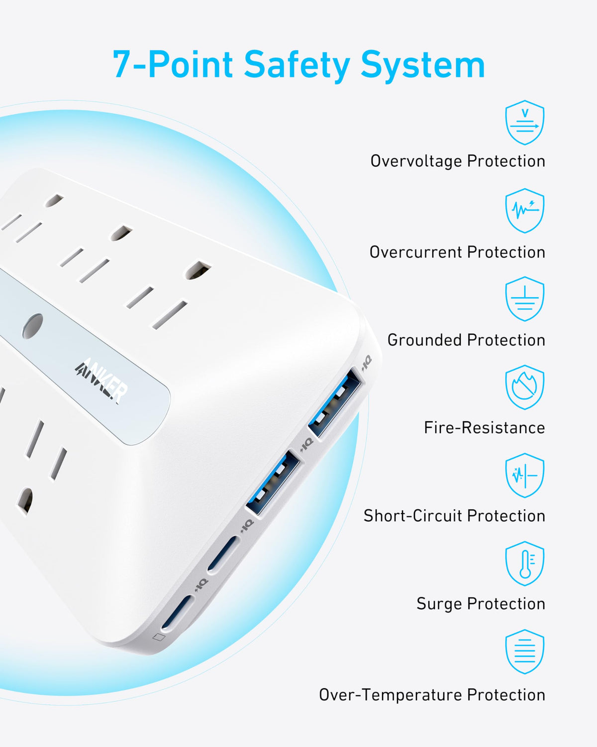 Anker Outlet Extender (10-in-1, 20W)