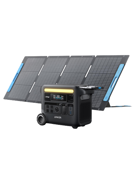 Anker SOLIX F2600 Solar Generator - 2560Wh  | 2400W | 200W Solar Panel