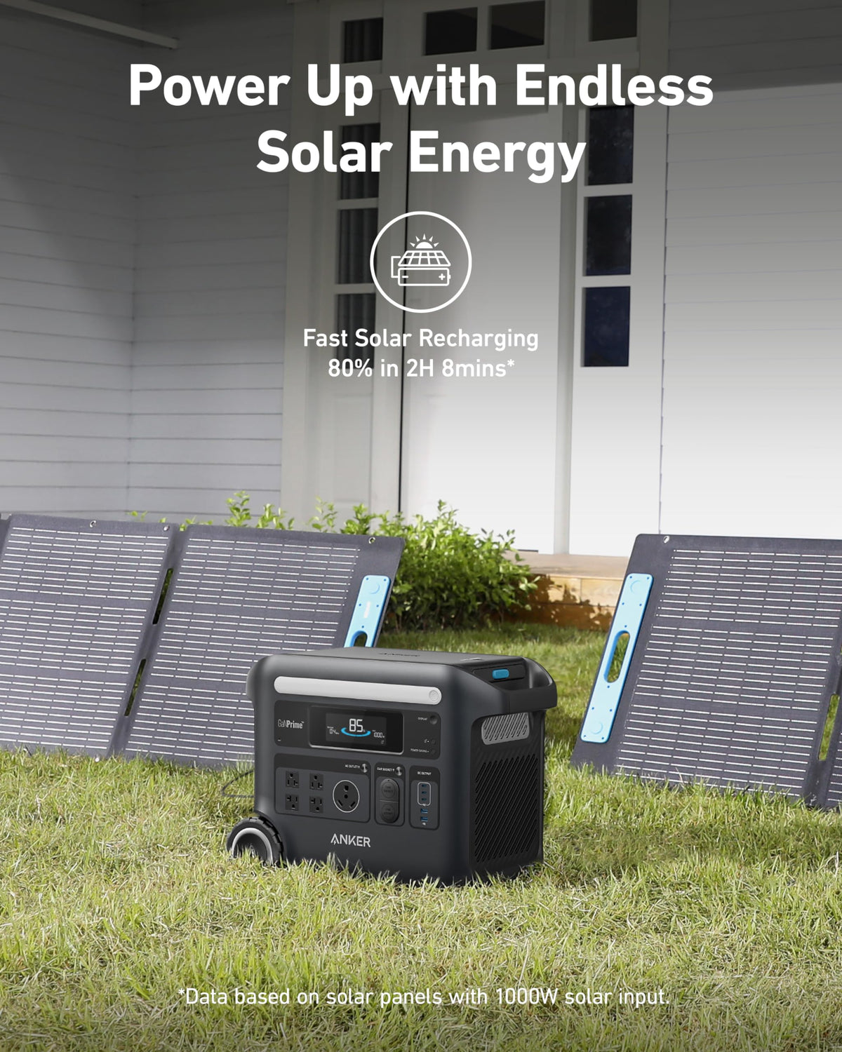 Anker SOLIX &lt;b&gt;F2600&lt;/b&gt; Solar Generator + 200W Solar Panel