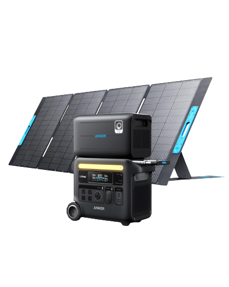 Anker SOLIX F2600 Solar Generator - 4608Wh  | 2400W | 400W Solar Panel