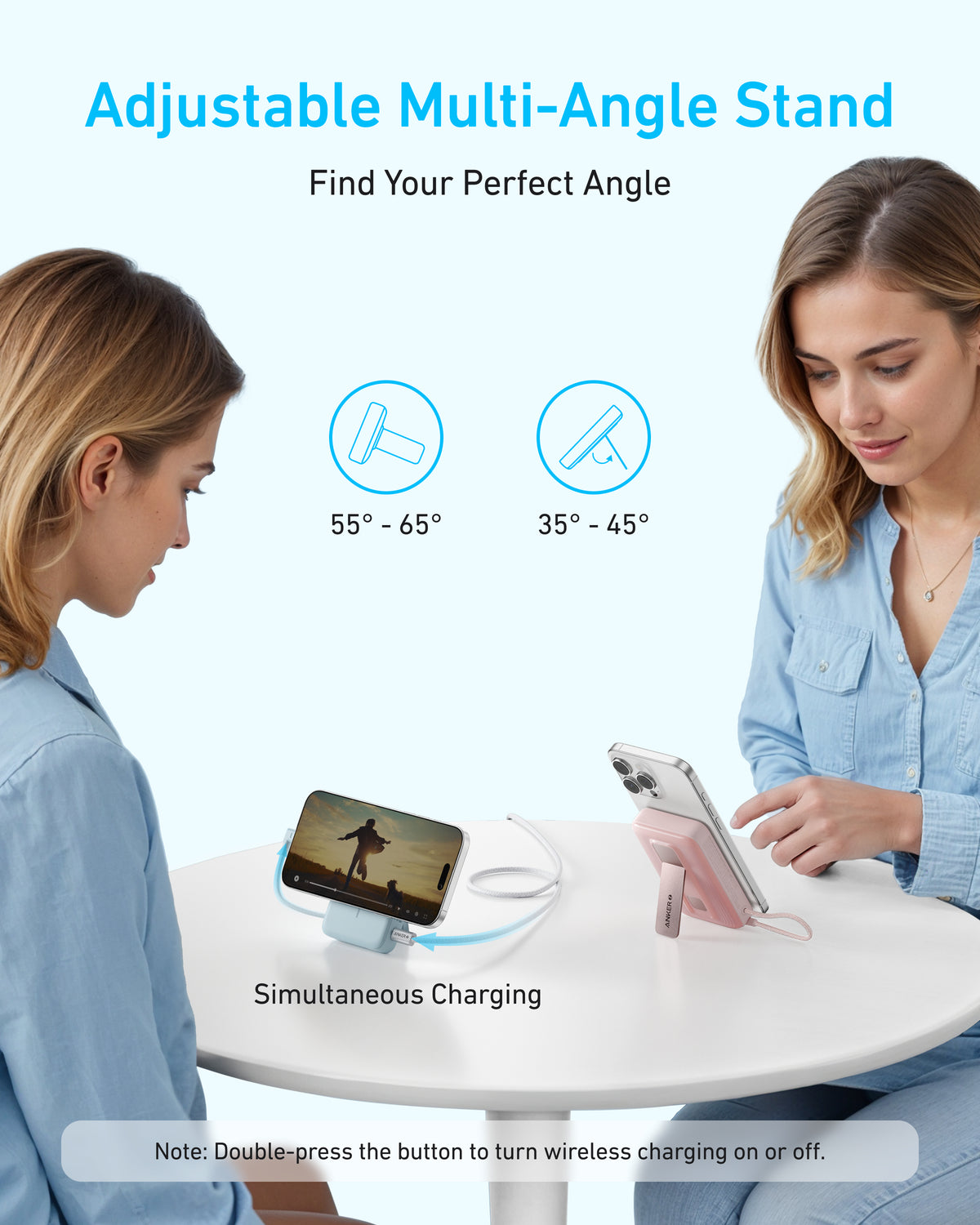 Anker Zolo Magnetic Power Bank (10K,30W,Built-in USB-C Cable)