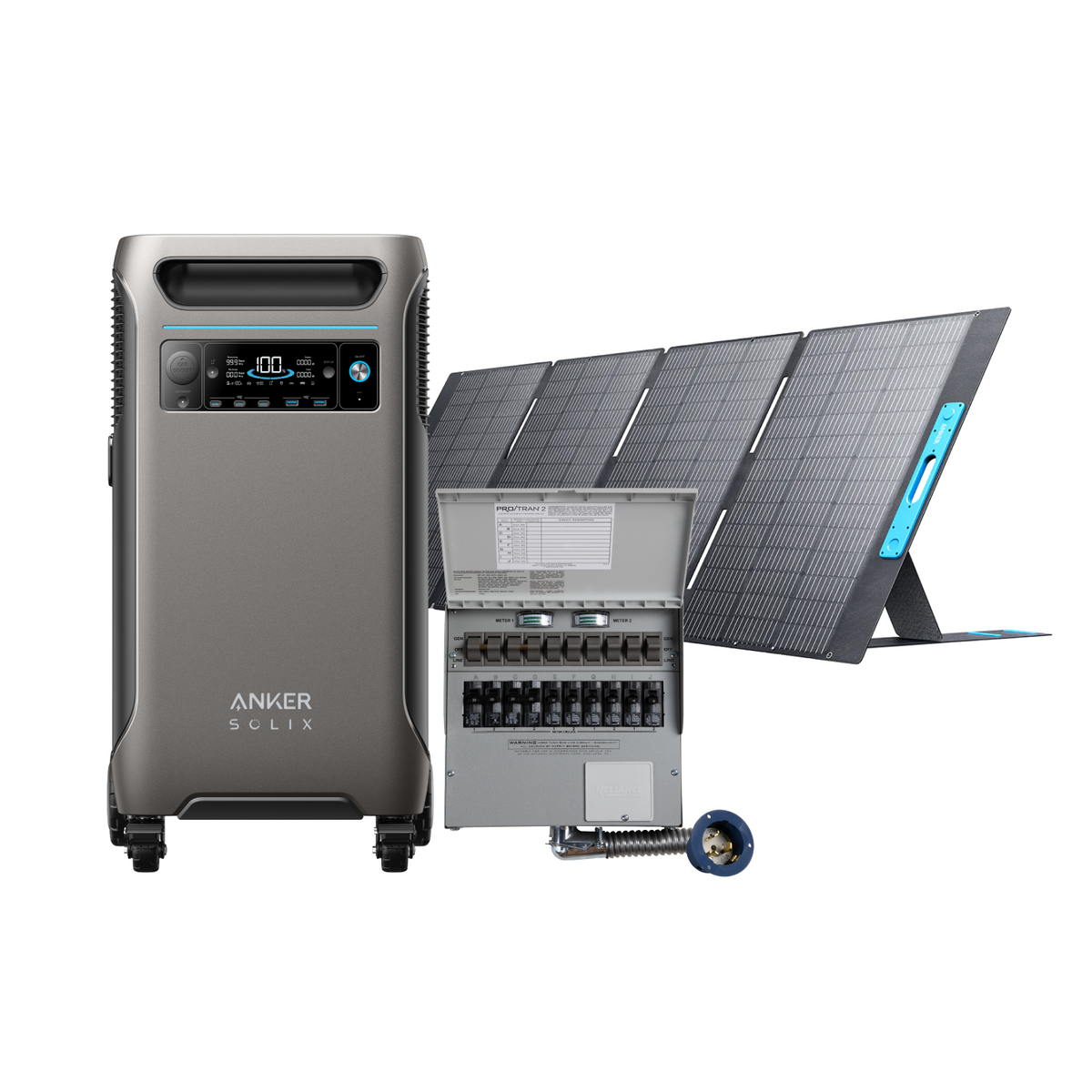 Subscriber Offer | Anker SOLIX F3800 + Home Backup Kit (Transfer switch+cable)