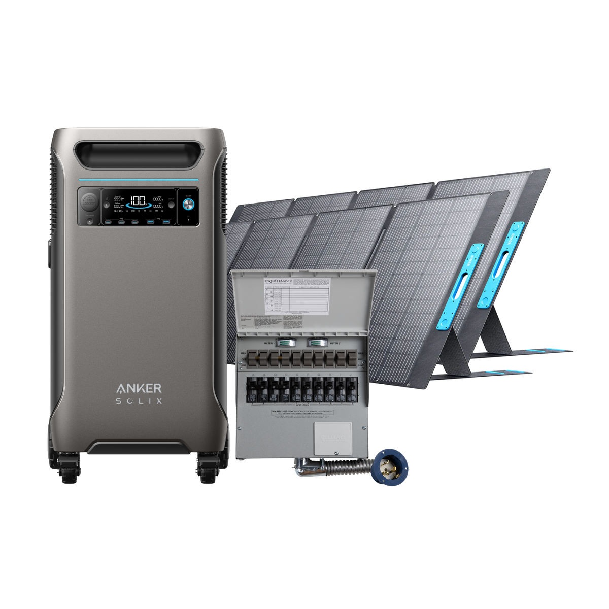 Subscriber Offer | Anker SOLIX F3800 + Home Backup Kit (Transfer switch+cable)