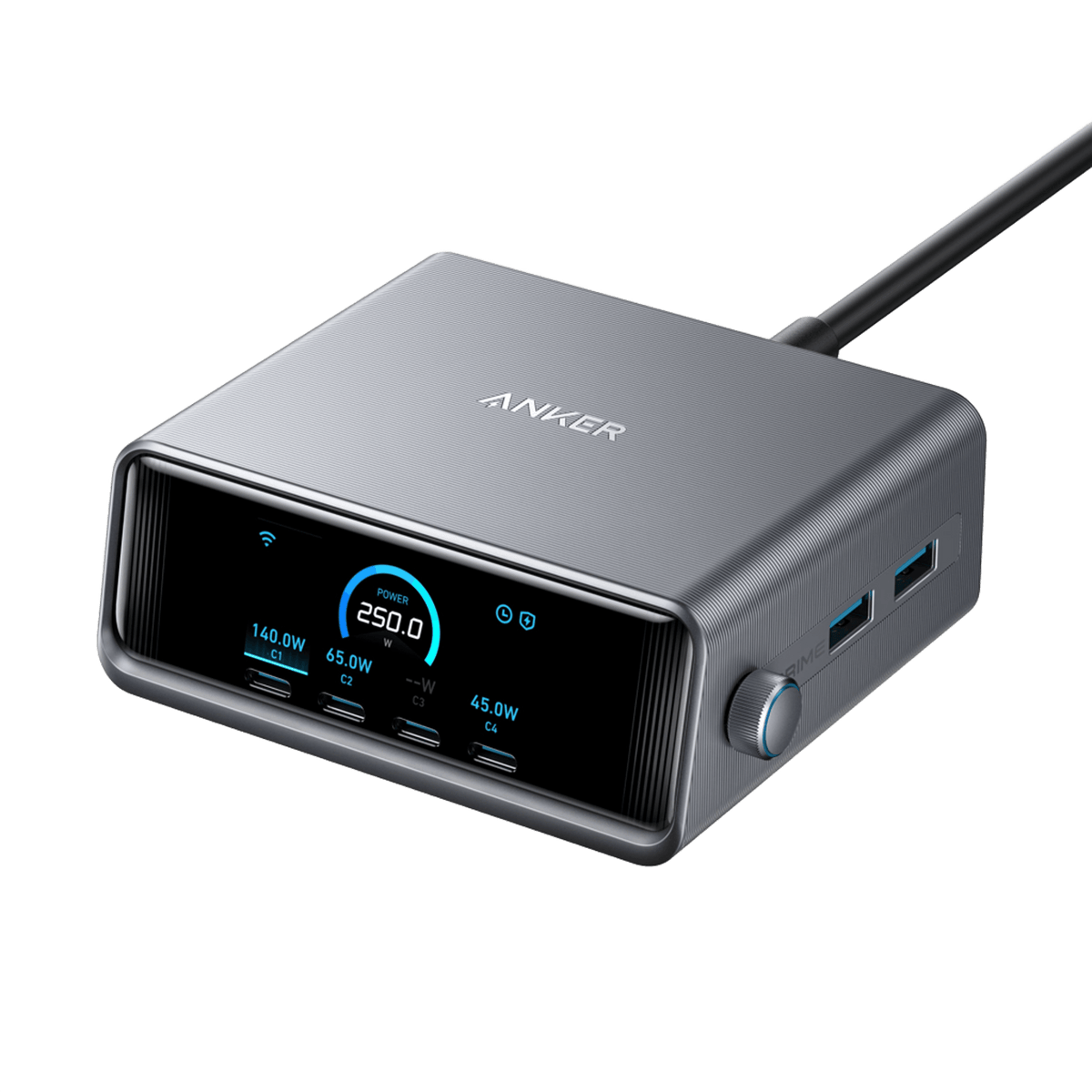 Anker Prime Charger (250W, 6 Ports, GaNPrime)