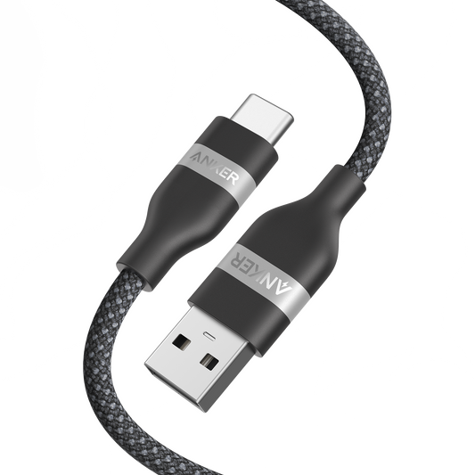 Anker USB-A to USB-C Cable (3 ft, Upcycled-Braided)