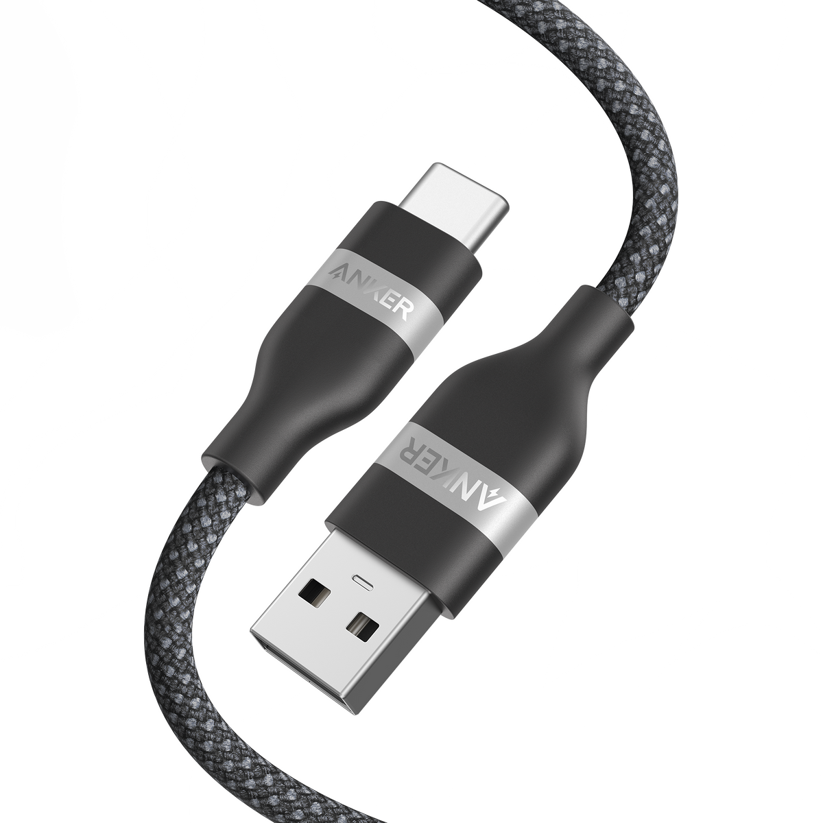 Anker USB-A to USB-C Cable (3 ft, Upcycled-Braided)