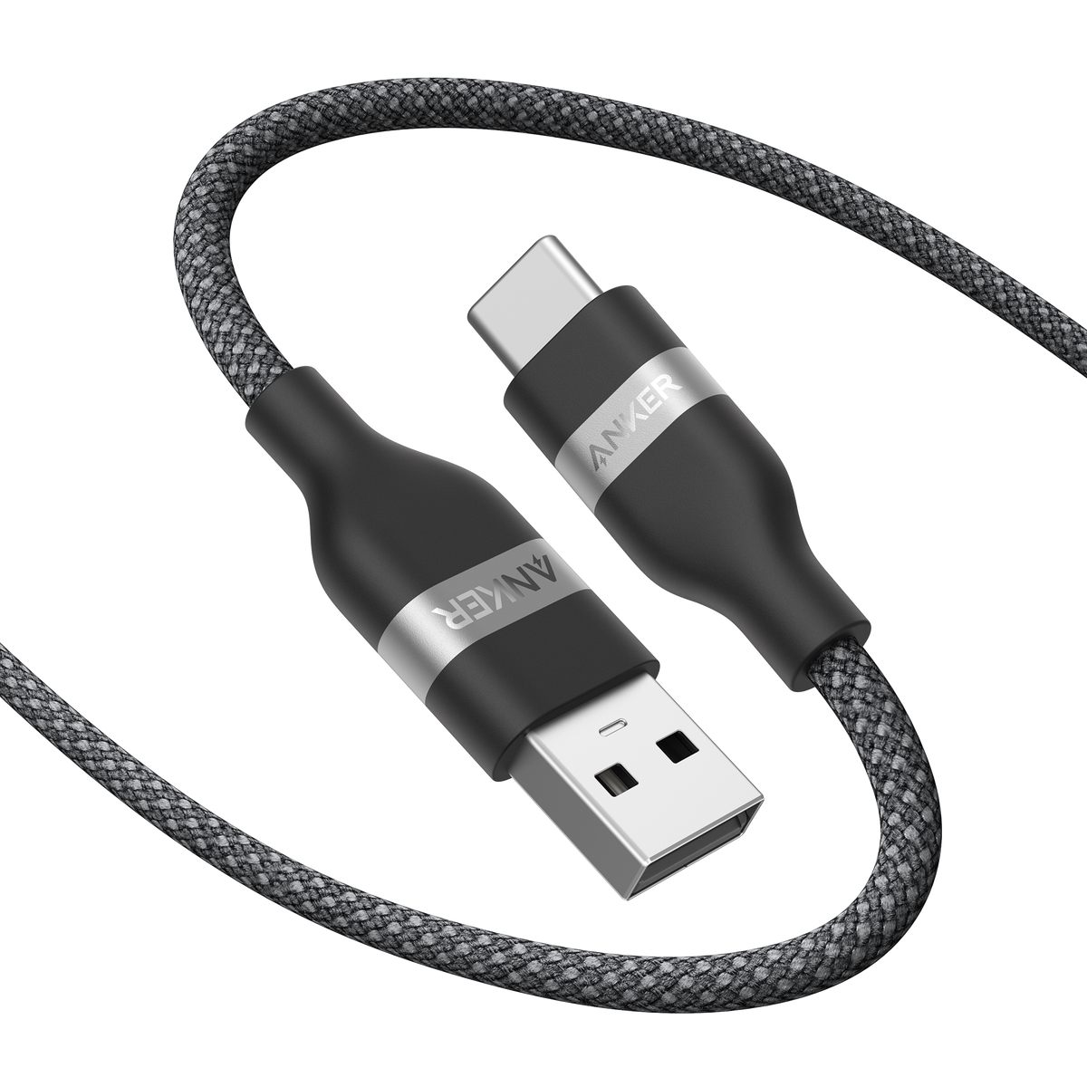 Anker USB-A to USB-C Cable (3 ft, Upcycled-Braided)