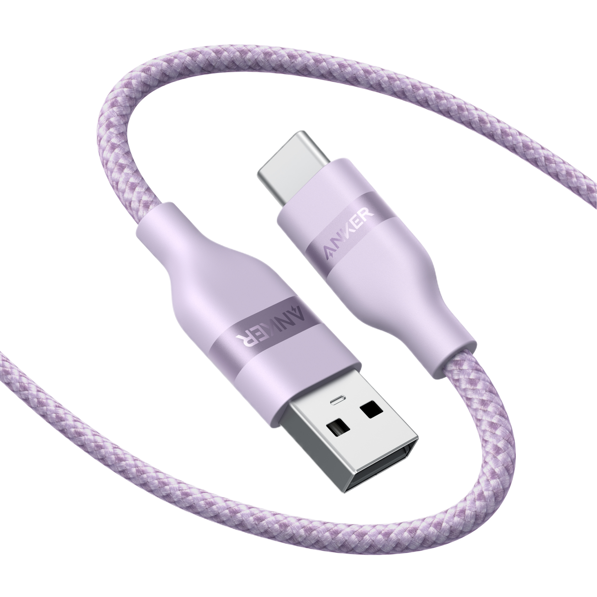 Anker USB-A to USB-C Cable (3 ft, Upcycled-Braided)