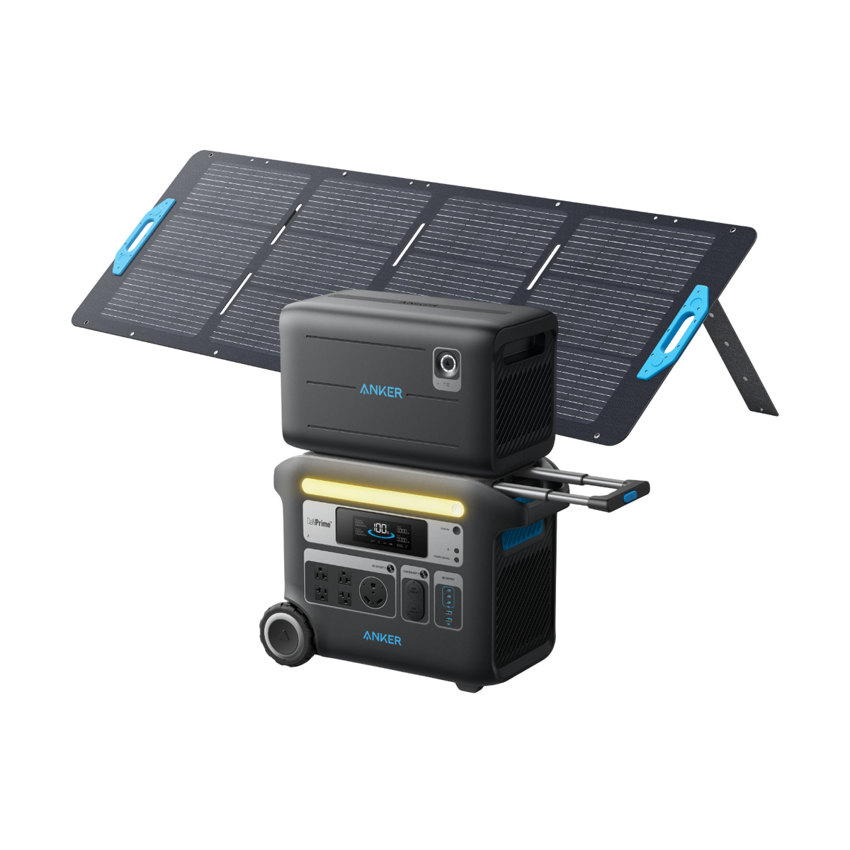 Anker SOLIX F2000 + BP2600 Expansion Battery + 200W Solar Panel