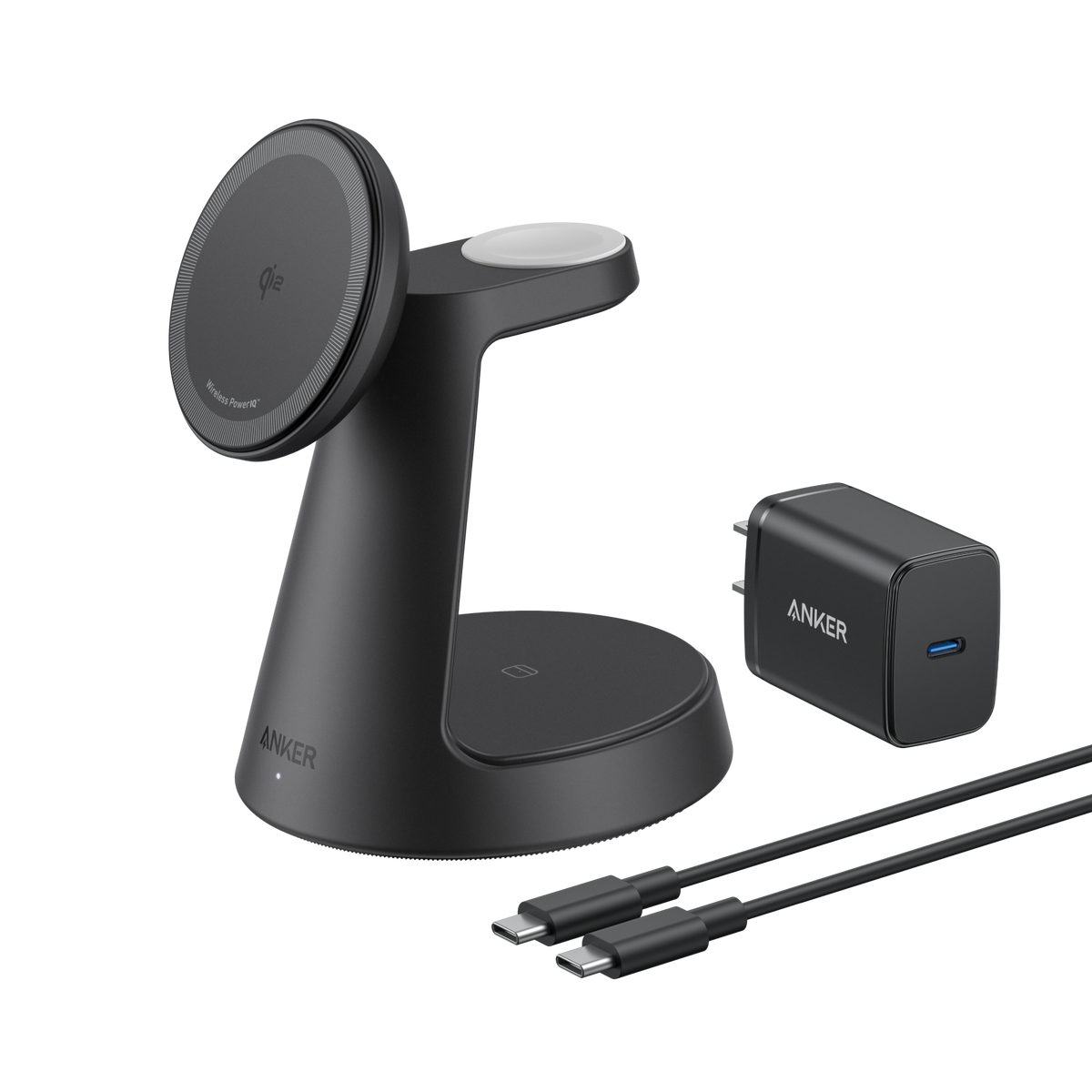 Anker MagGo Wireless Charging Station (3-in-1, Dock Stand)