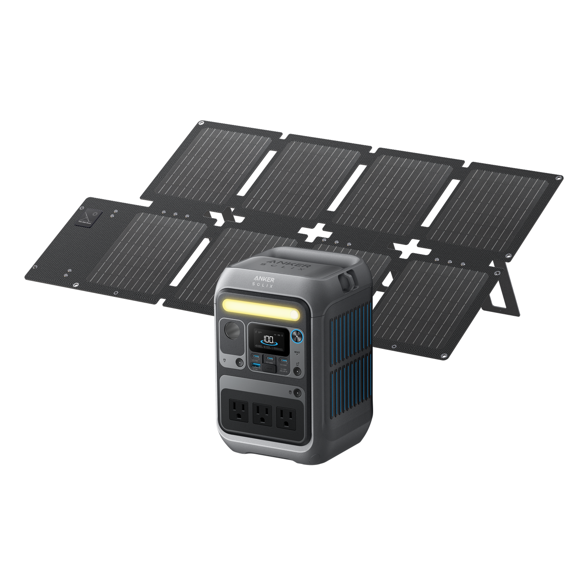 Anker SOLIX &lt;b&gt;C300&lt;/b&gt; Solar Generator + 60W Solar Panel（oso）