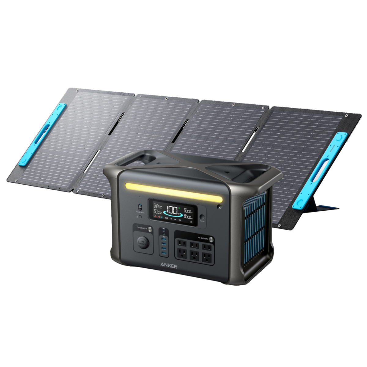 Anker SOLIX &lt;b&gt;F1500&lt;/b&gt; Solar Generator + 200W Solar Panel