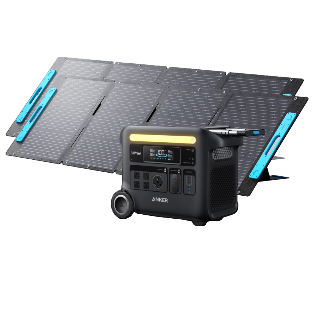 Anker SOLIX &lt;b&gt;F2600&lt;/b&gt; Solar Generator + 2 × 200W Solar Panel