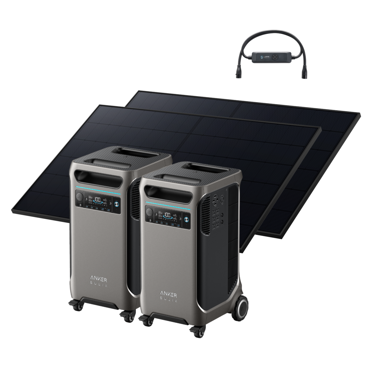 2× Anker SOLIX &lt;b&gt;F3800&lt;/b&gt; + Double Power Hub