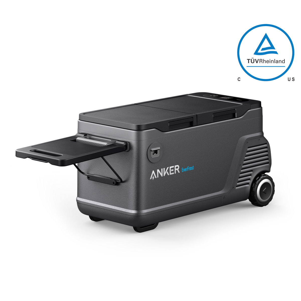 Anker EverFrost Dual-Zone Portable Cooler &lt;b&gt;50&lt;/b&gt; with New 299Wh Battery, Powered by AC/DC/Solar