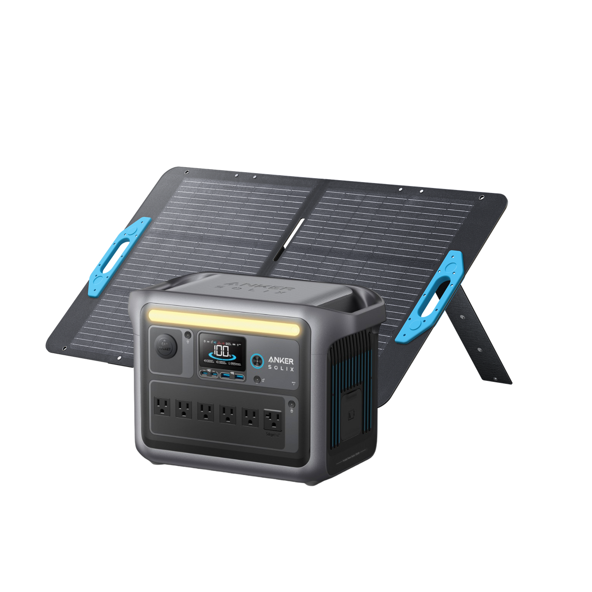 Anker SOLIX &lt;b&gt;C1000&lt;/b&gt; Solar Generator + 100W Solar Panel