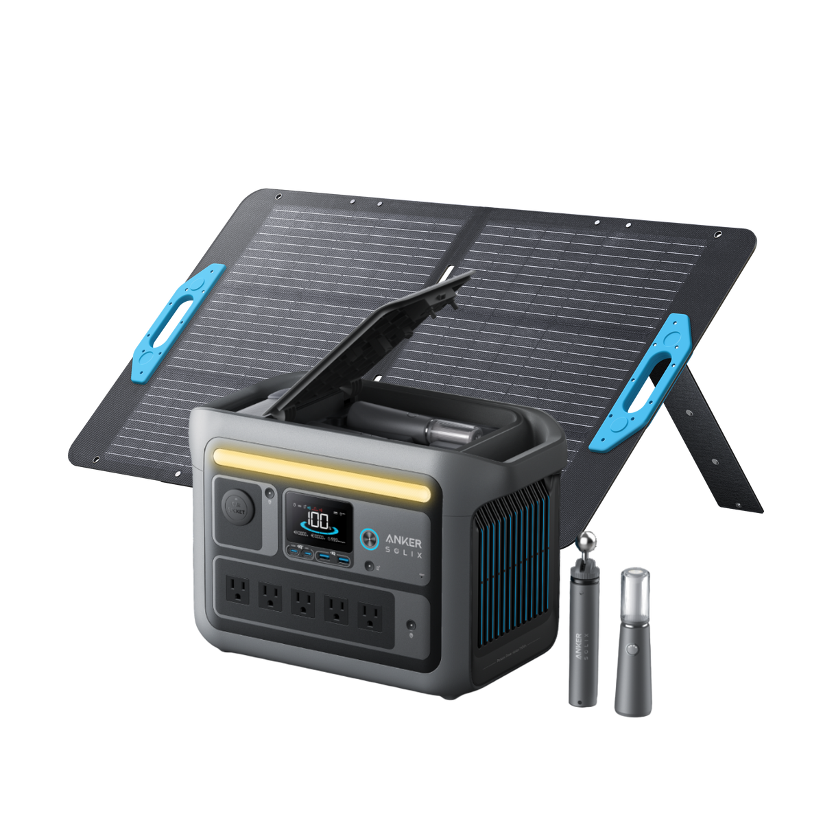 Anker SOLIX &lt;b&gt;C800 Plus&lt;/b&gt; Solar Generator + 100W Solar Panel