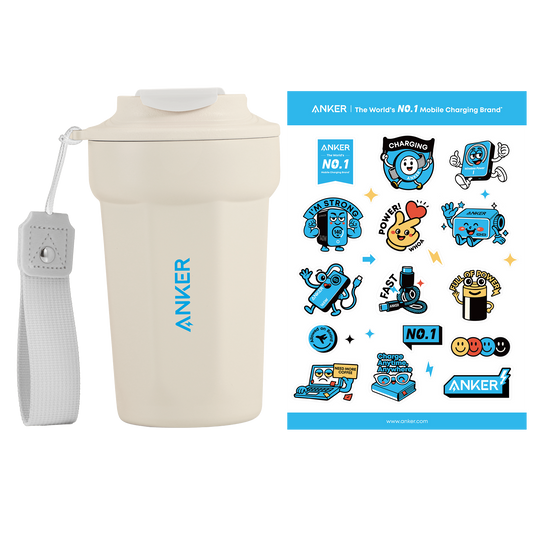 2025 Anker Nano Series Portable Coffee Cup and Anker Original Sticker Free Gift