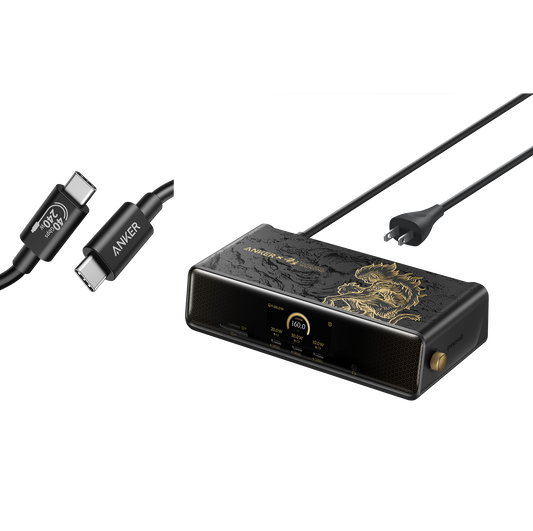 (Anker × Black Myth: Wukong Edition) Anker Prime Docking Station and USB-C to USB-C Cable (Thunderbolt 4)