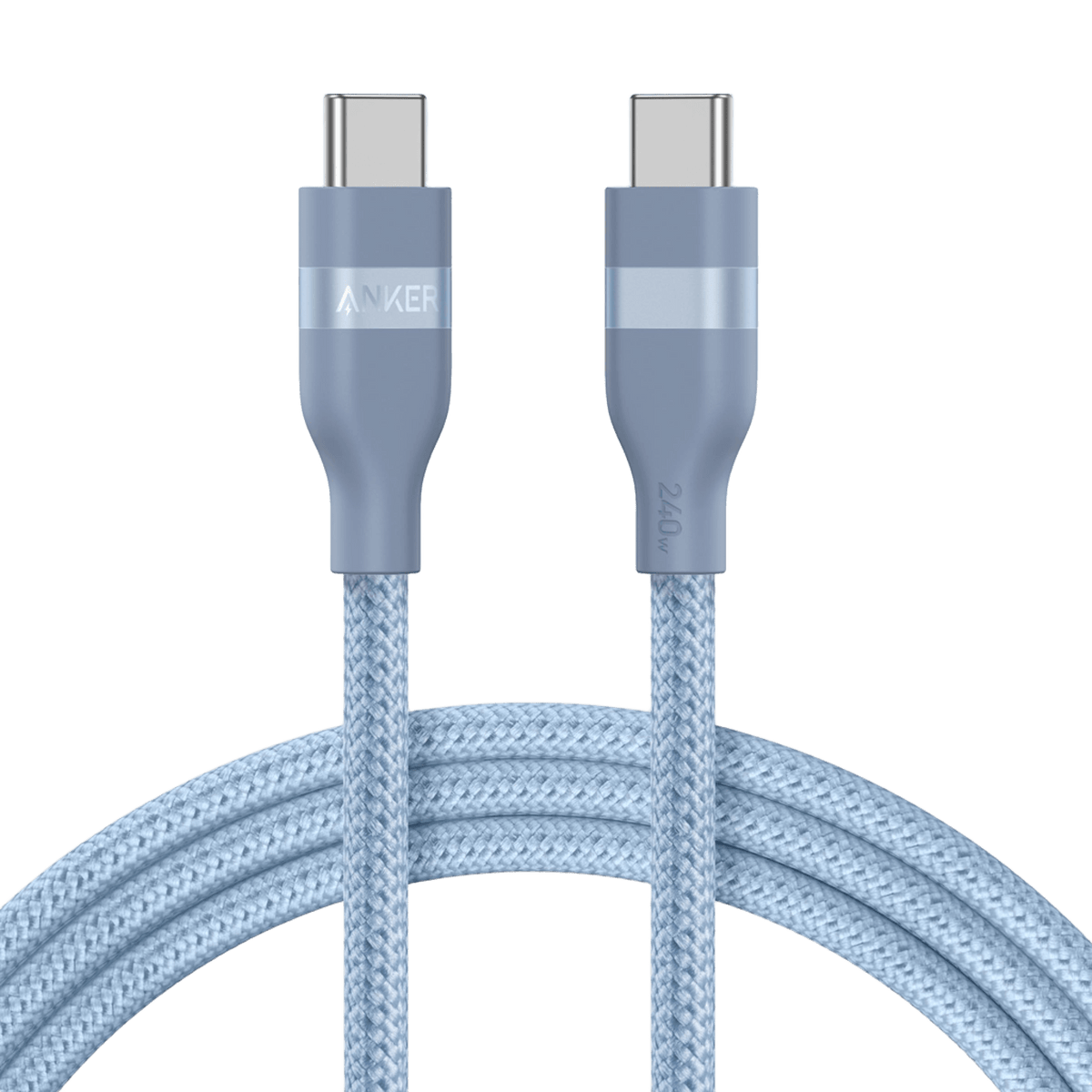 Anker USB-C to USB-C Cable (3 ft / 6 ft, 240W, Upcycled-Braided)