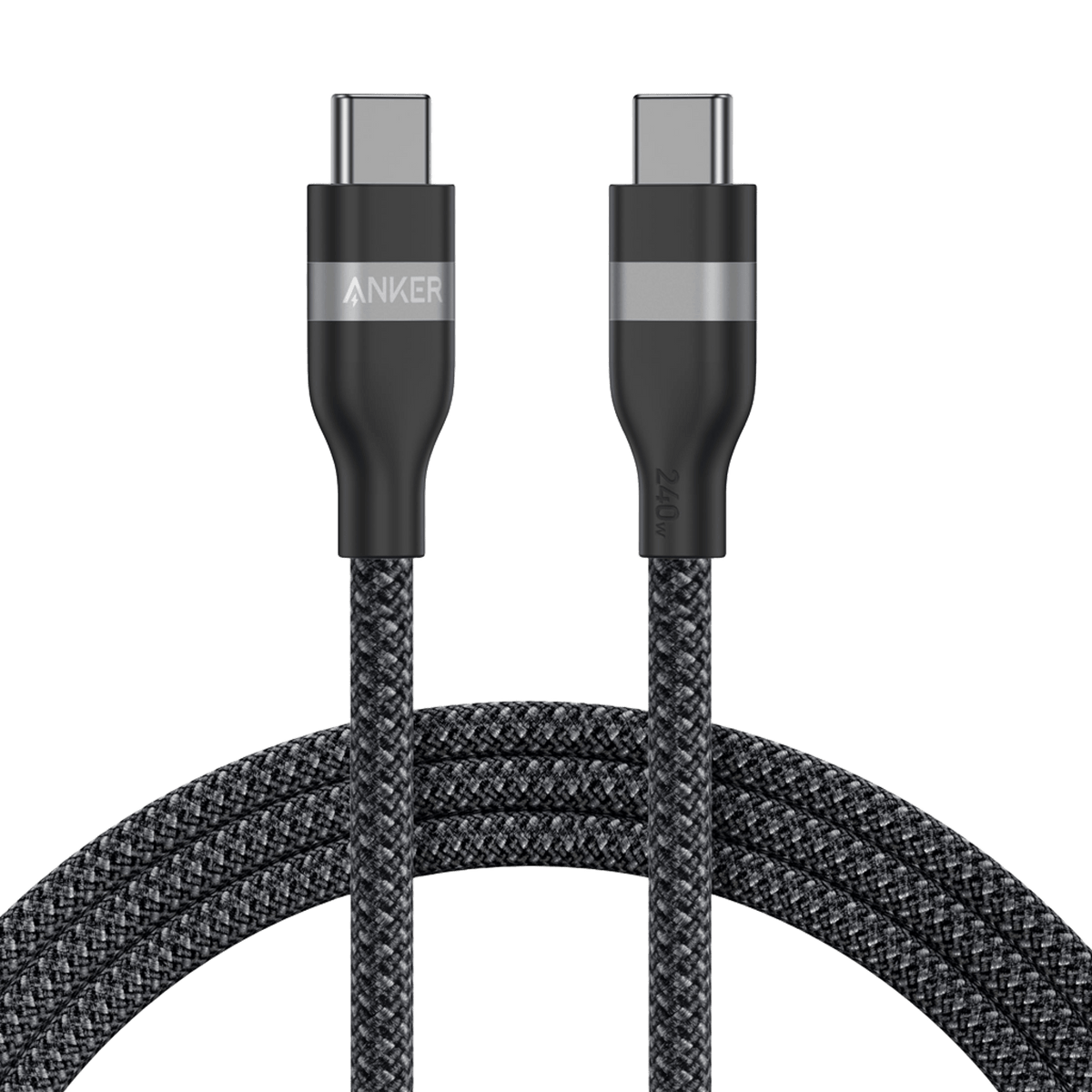 Anker USB-C to USB-C Cable (3 ft / 6 ft, 240W, Upcycled-Braided)