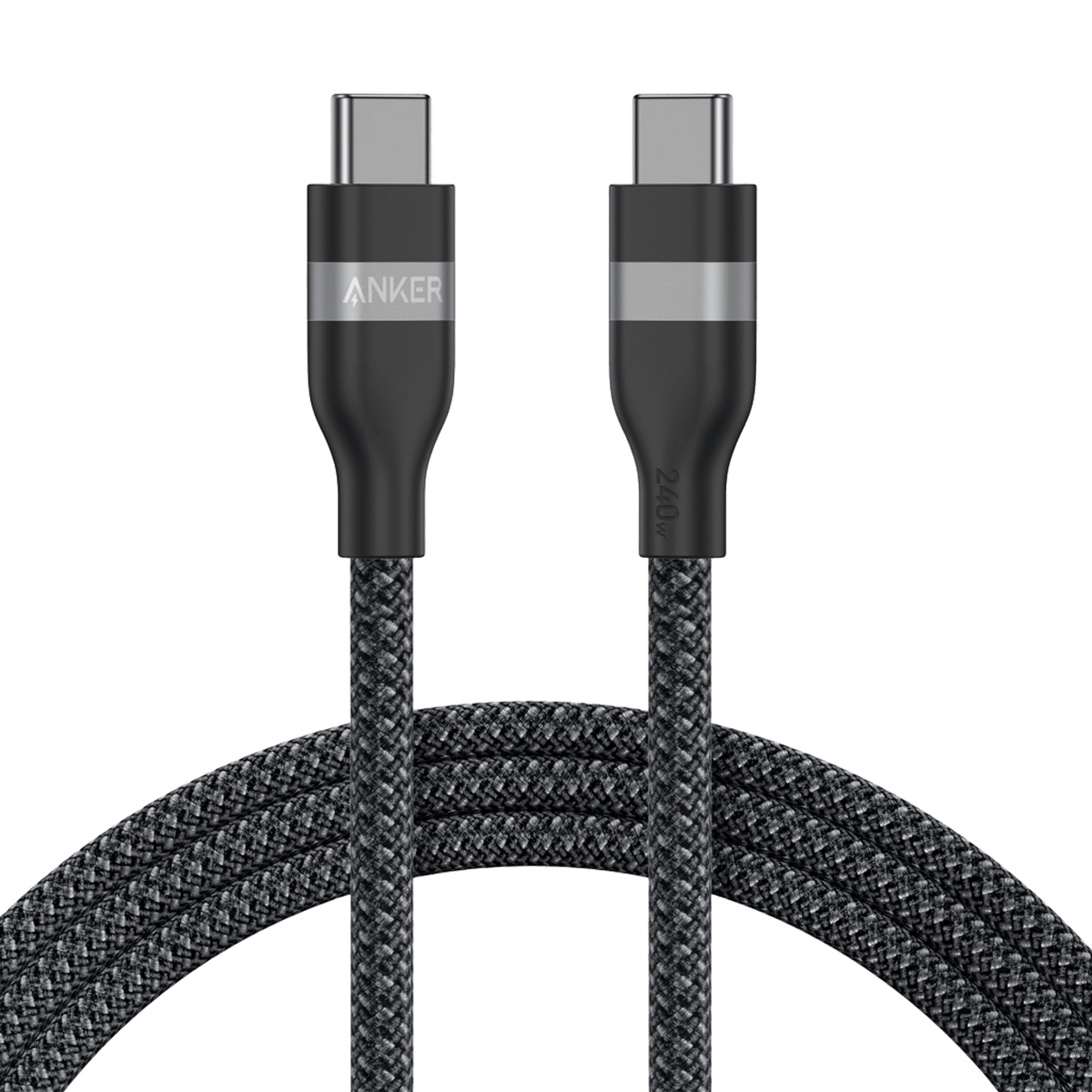 Anker Laptop Power Bank (25K, 165W, Built-In and Retractable Cables) and Anker USB-C to USB-C Cable (3 ft / 6 ft, 240W, Upcycled-Braided)