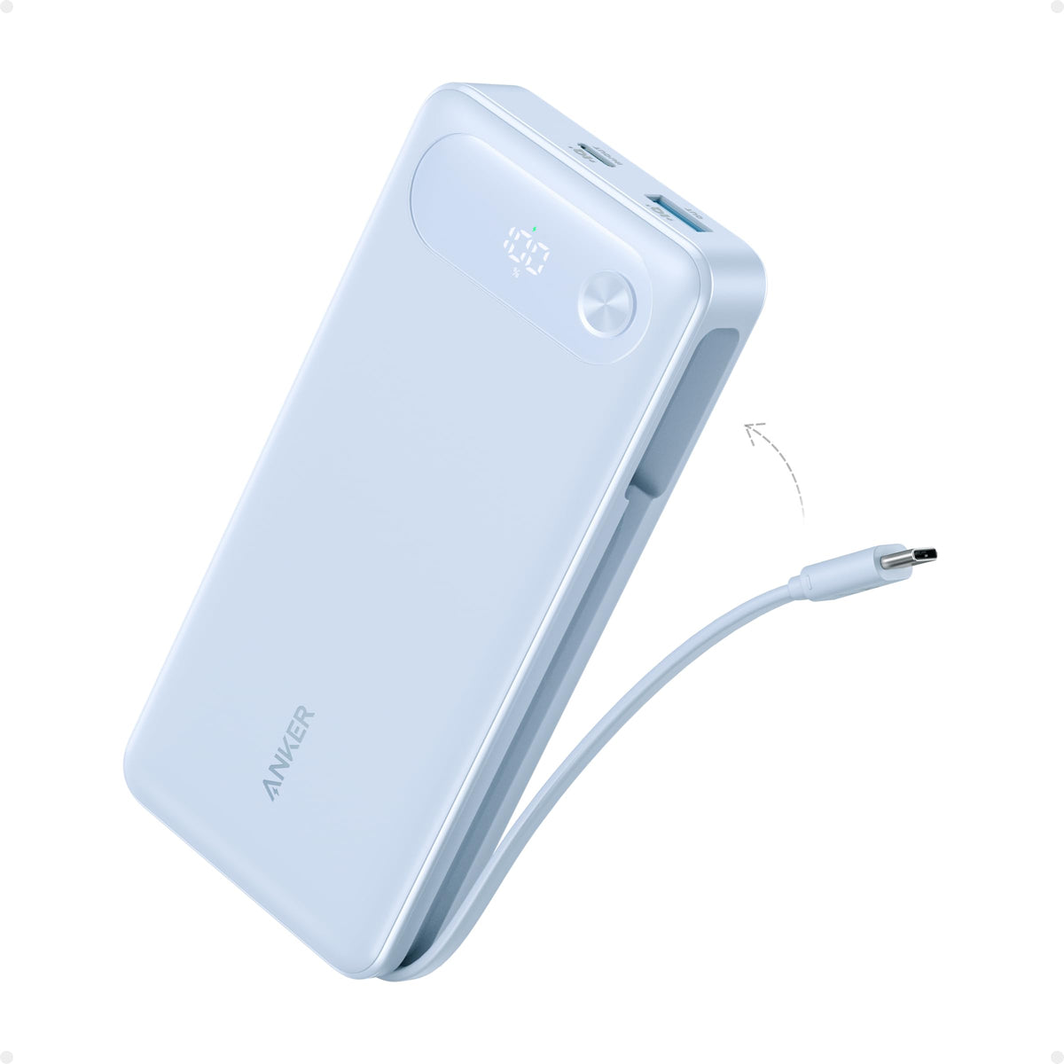 Anker Power Bank (20K, 87W, Built-In USB-C Cable)