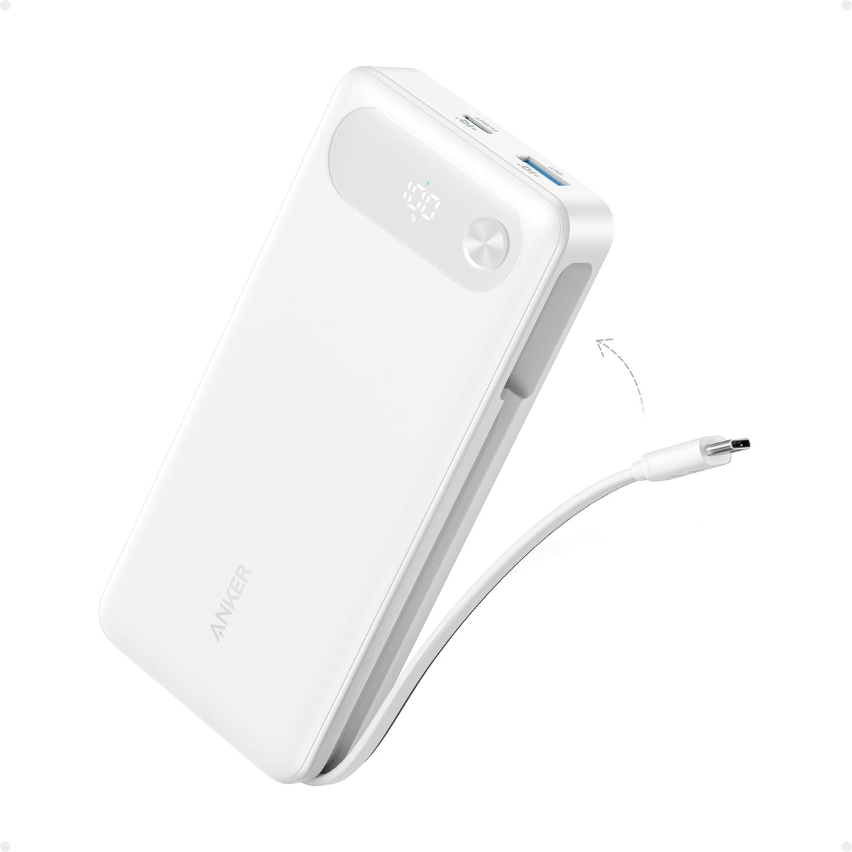 Anker Power Bank (20K, 87W, Built-In USB-C Cable)