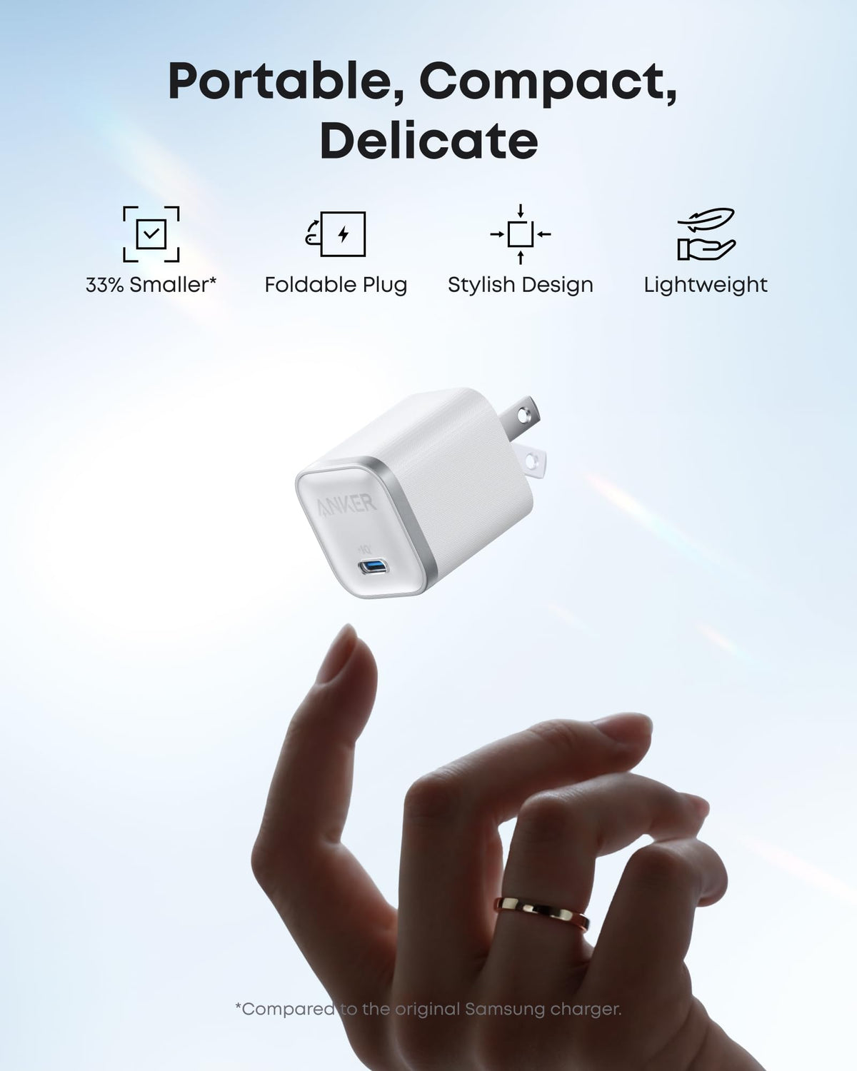 Anker Nano Charger (45W), Anker Nano Wireless Car Charger, and Anker USB-C to USB-C Cable