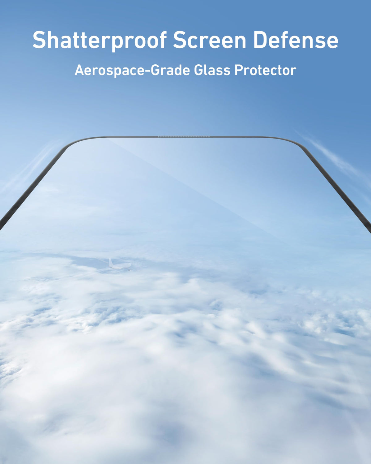 Anker Easy Fit Screen  Protector Kit   (Aerospace-Grade Glass, 2-Pack)