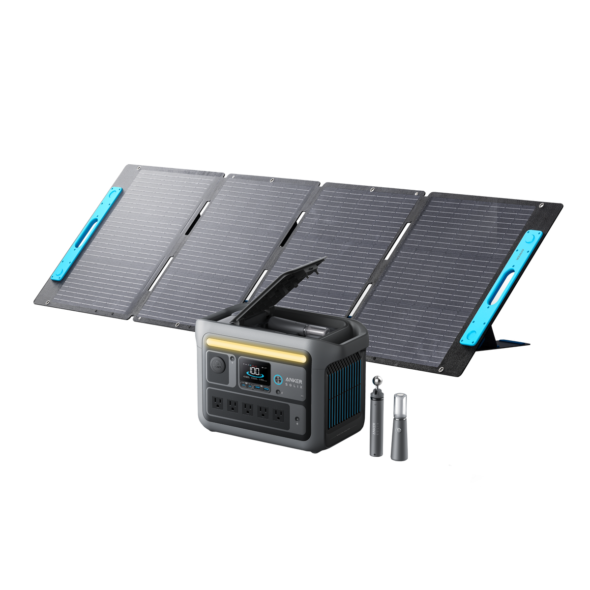 Anker SOLIX &lt;b&gt;C800 Plus&lt;/b&gt; Solar Generator + 200W Solar Panel - new